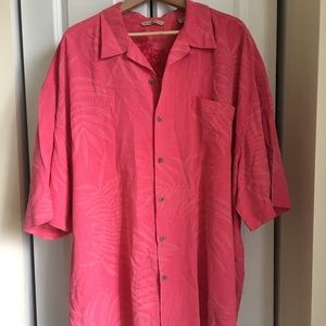 Tommy Bahama Men’s button down Salmon/Coral 3XB
